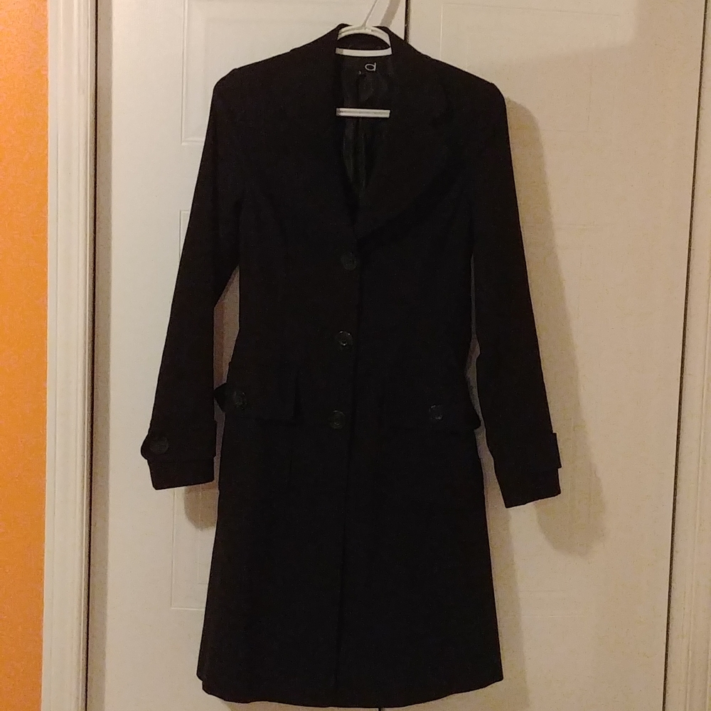Size 3 Spring/Fall black coat - Picture 5 of 7